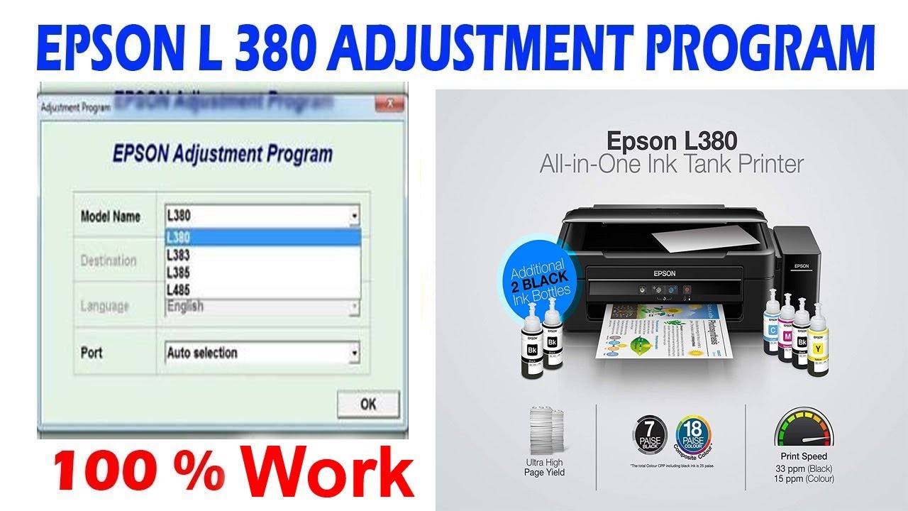 epson adjustment program l380 free download